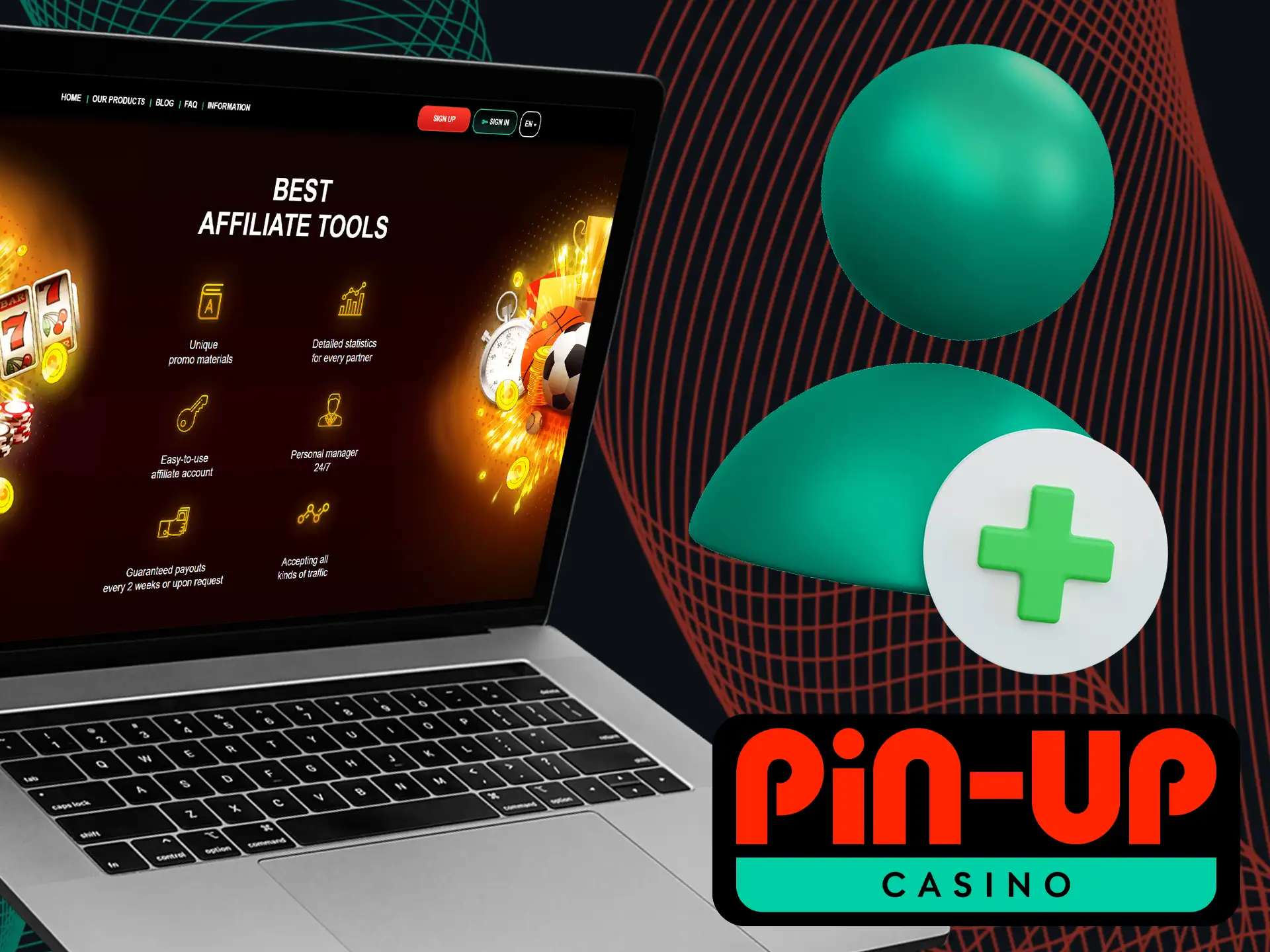 Join Pin-Up's profitable affiliate program.