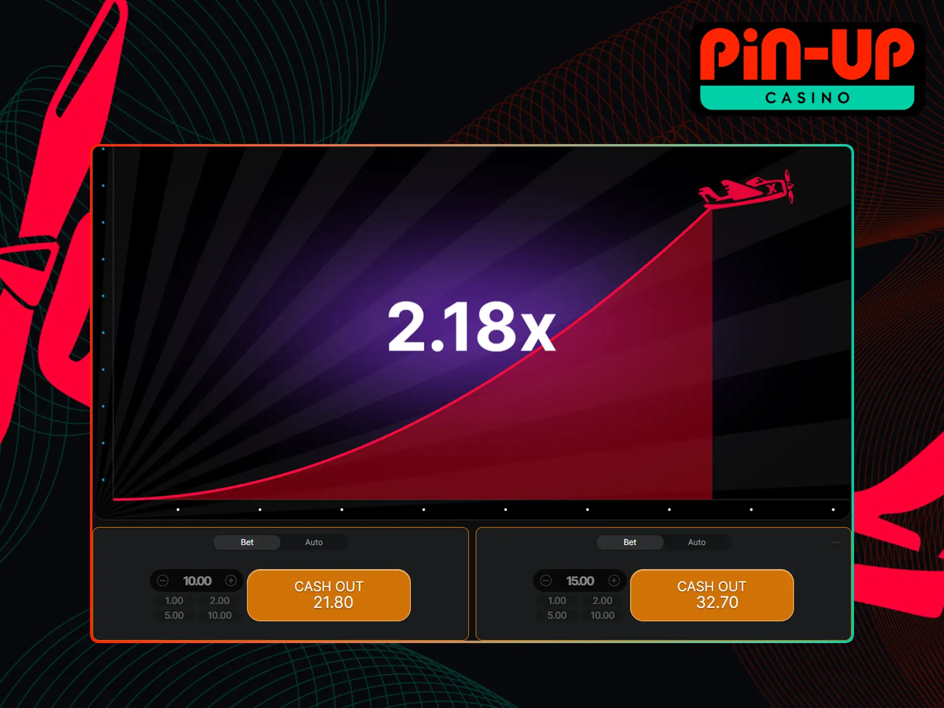 In Aviator, you have the option to place two simultaneous bets in each round.